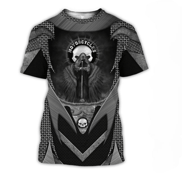 Bikergod Motorcycle Skull Biker T-shirt Design 3D Full Printed Sizes S - 5XL - NALA351A
