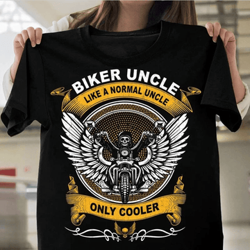 Bikergod Motorcycle Biker Uncle T-shirt Design 2D Full Printed Sizes S - 5XL - NAVA385