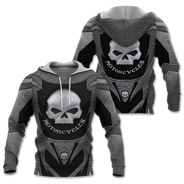 Bikerbold Motorcycle Skull Biker Hoodie Design 3D Full Printed Sizes S - 5XL - NALA350G