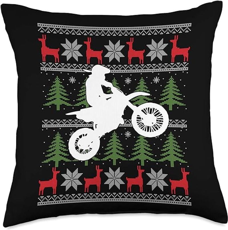 Bikergod Motorcycles Biker Motorbike Christmas Pillow Case Design 3D Full Printed NABE270