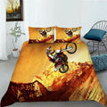 Bikergod Motorcycle And Desert Bedding Set Cover Design 3D - NABT401