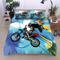 Bikergod Motorcycle Motorbike Bedding Set Cover Design 3D - NABL333