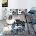 Bikergod Motorcycle Dirt Bike Bedding Set Cover Design 3D - NABT397