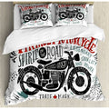 Bikergod Motorcycle Spirit of the Road Bedding Set Cover Design 3D - NABT365