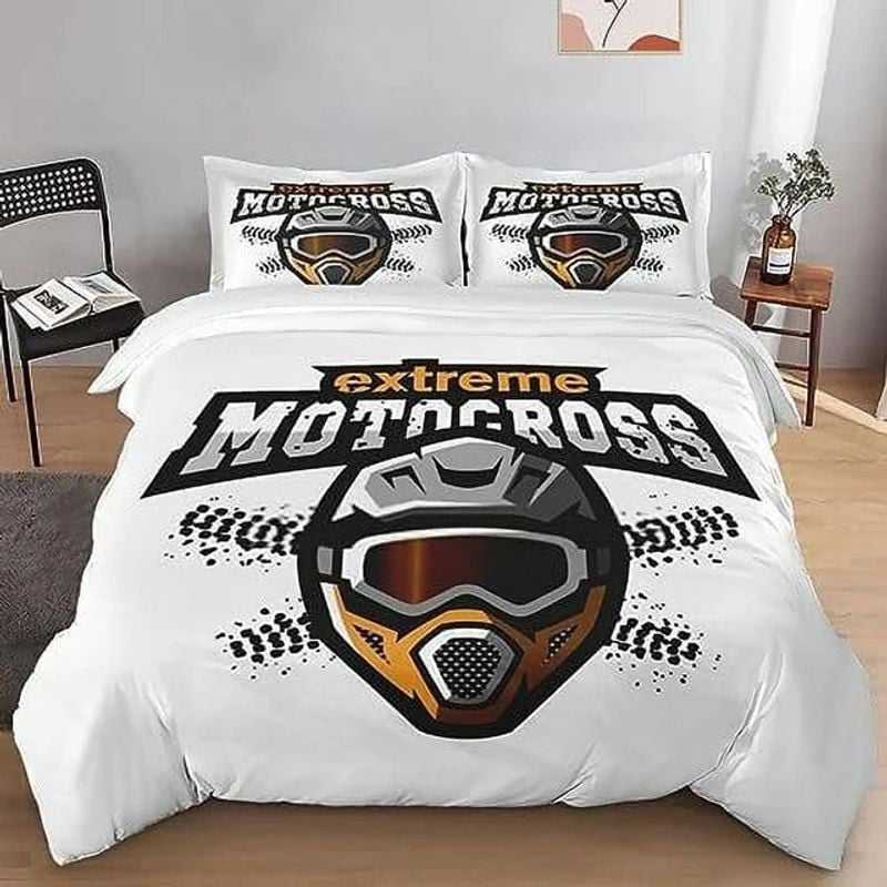 Bikergod Motorcycle Extreme Motocross Bedding Set Cover Design 3D - NABT332