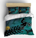 Bikergod Motorcycle Motocross Dirt Bike Bedding Set Cover Design 3D - NABY238