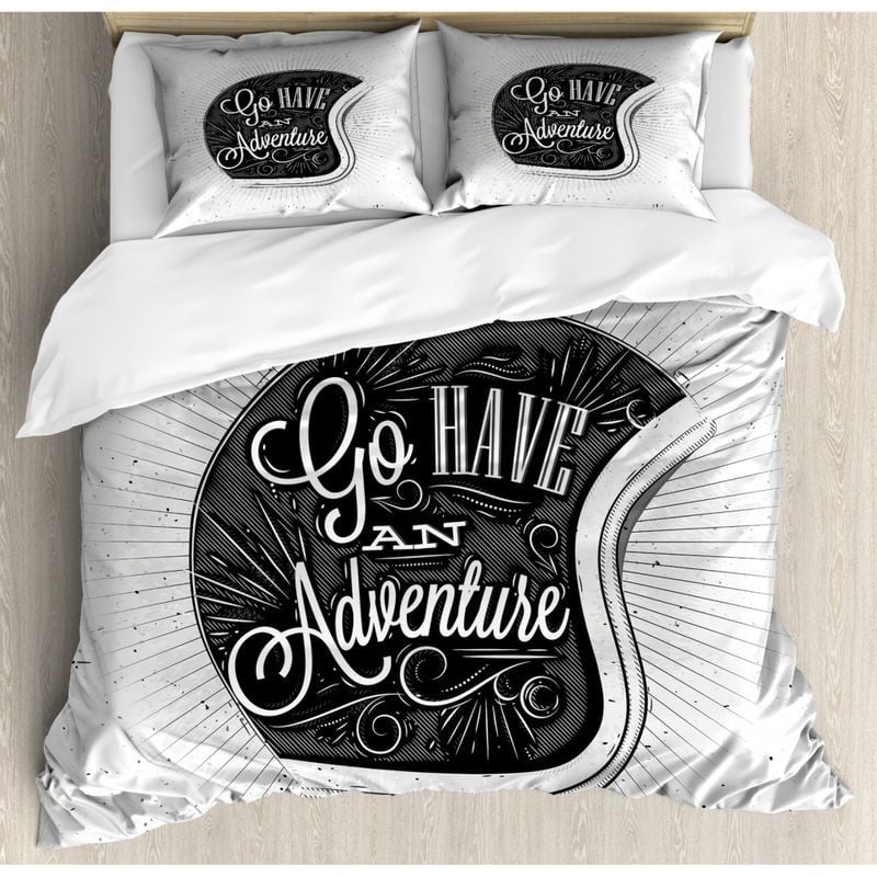 Bikergod Motorcycle Go Have An Adventure Bedding Set Cover Design 3D - NABT364