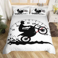 Bikergod Motorcycle Motocross Dirt Bike Bedding Set Cover Design 3D - NABY248