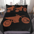 Bikergod Motorcycle Motocross Dirt Bike Bedding Set Cover Design 3D - NABY246