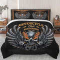 Bikergod Motorcycle Club Brotherhood Bedding Set Cover Design 3D - NABT333