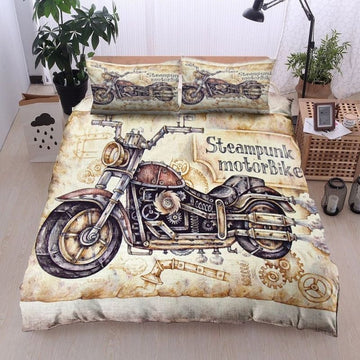 Bikergod Motorcycle Motorbike Bedding Set Cover Design 3D - NABL332