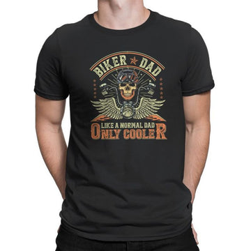 Bikergod Motorcycle Biker Dad T-shirt, Crew-neck Sweatshirt, Hoodie, Tank Top, V-neck T-shirt Design 2D Full Printed Sizes S - 5XL - NABE224