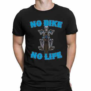 Bikergod Motorcycle No Bike No Life T-shirt, Crew-neck Sweatshirt, Hoodie, Tank Top, V-neck T-shirt Design 2D Full Printed Sizes S - 5XL - NABE252