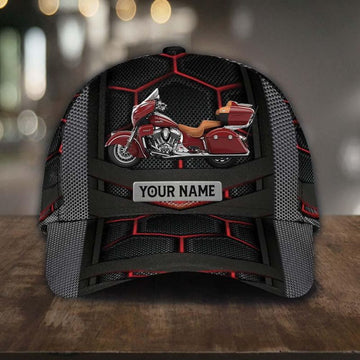 Bikergod Motorcycle Custom Name Classic Cap NABJ137