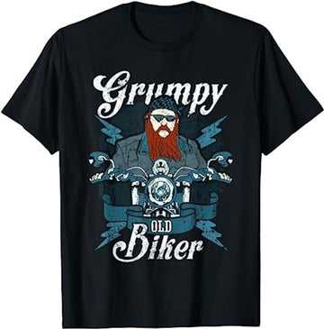 Bikergod Motorcycle Grumpy Old Biker T-shirt, Crew-neck Sweatshirt, Hoodie, Tank Top, V-neck T-shirt Design 2D Full Printed Sizes S - 5XL - NALA376