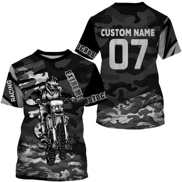 Bikergod Motorcycle Extreme Racing Custom Name And Number T-shirt Design 3D Full Printed Sizes S - 5XL - NMQE84
