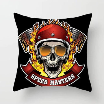 Bikergod Motorcycles Biker Skull Speed Masters Pillow Case Design 3D Full Printed NAJA464
