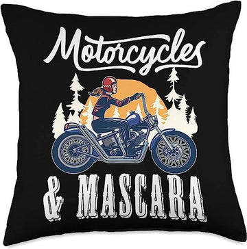 Bikergod Motorcycles and Mascara Pillow Case Design 3D Full Printed NAOA321