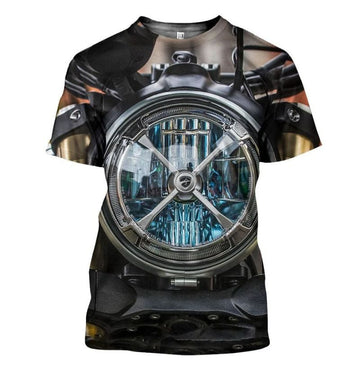Bikergod Motorcycle T-shirt Design 3D Full Printed Sizes S - 5XL - NMAR262A