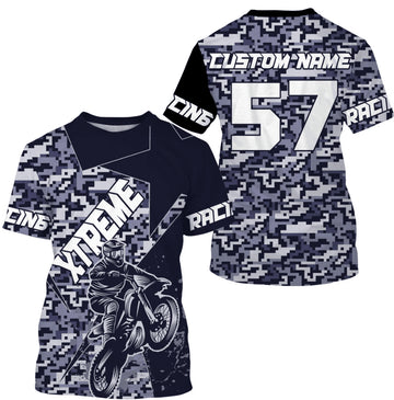 Bikergod Motorcycle Extreme Racing Custom Name And Number T-shirt Design 3D Full Printed Sizes S - 5XL - NMQE81