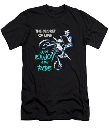 Bikergod Motorcycle Just Enjoy The Ride Motocross T-shirt Design 2D Full Printed Sizes S - 5XL - NAXA157