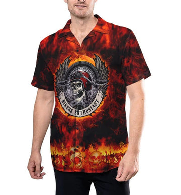Bikergod Motorcycle Biker Enthusiast Hawaii Shirt Design 3D Full Printed Sizes S - 5XL NASA523