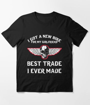 Bikergod Motorcycle Skull Biker I Got A New Bike T-shirt Design 2D Full Printed Sizes S - 5XL - NAKA342