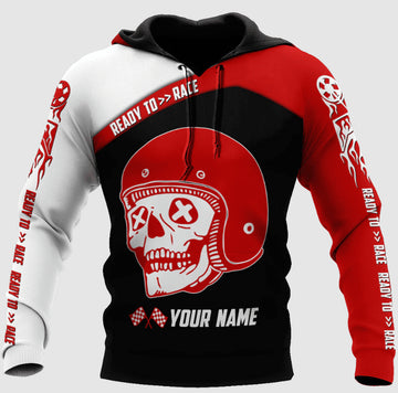 Bikergod Motorcycle Custom Name Hoodie Design 3D Full Printed Sizes S - 5XL - NAOA376H