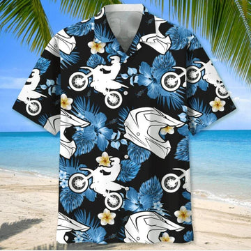 Bikergod Motorcycle Motocross Hawaii Shirt Design 3D Full Printed Sizes S - 5XL NASA447