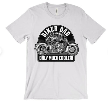 Bikergod Motorcycles Biker dad T-shirt Design 2D Full Printed Sizes S - 5XL - NAFA305