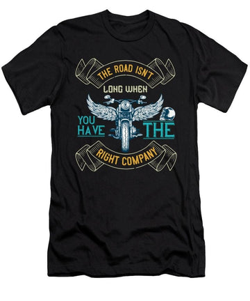 Bikergod Motorcycle The road isn't long when you have the right company T-shirt Design 2D Full Printed Sizes S - 5XL - TLUA12B