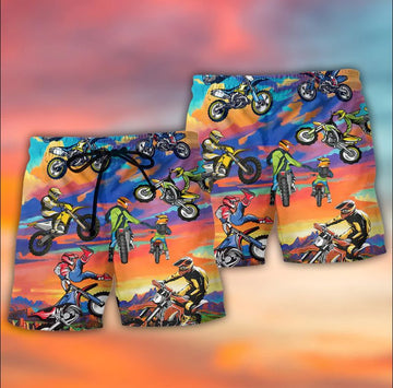 Bikergod Motorcycle Beach Shorts Sizes S - 5XL - NASA468S