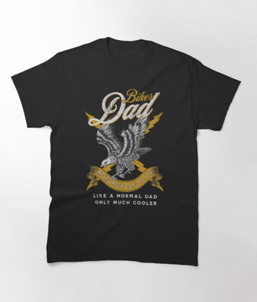 Bikergod Motorcycle Biker Dad Motorcycle Club T-shirt Design 2D Full Printed Sizes S - 5XL - NATA544