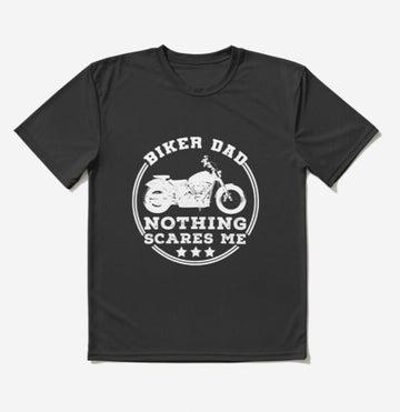 Bikergod Motorcycle Biker Dad T-shirt Design 2D Full Printed Sizes S - 5XL - NATA512