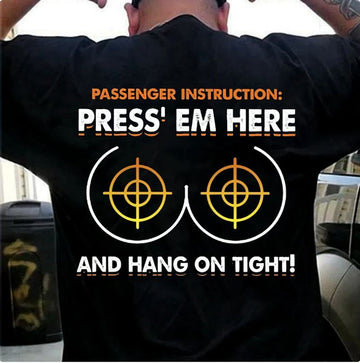 Bikergod Motorcycles Biker Passenger Instruction T-shirt Design 2D Full Printed Sizes S - 5XL - NAEA289