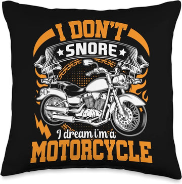 Bikergod Motorcycles I Don't Snore I Dream I'm A Motorcycle Pillow Case Design 3D Full Printed NANA286