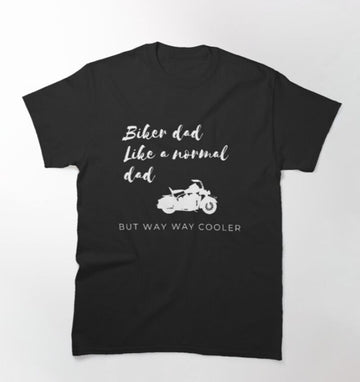 Bikergod Motorcycle Biker Dad T-shirt Design 2D Full Printed Sizes S - 5XL - NATA511