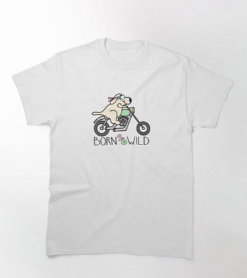 Bikergod Motorcycles Born to be Wild T-shirt Design 2D Full Printed Sizes S - 5XL - NAGA442