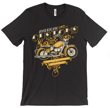 Bikergod Motorcycles American Custom T-shirt Design 2D Full Printed Sizes S - 5XL - NAFA301