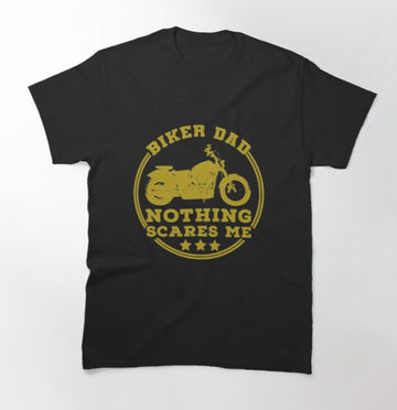 Bikergod Motorcycle Biker Dad T-shirt Design 2D Full Printed Sizes S - 5XL - NATA515
