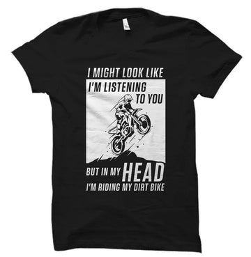 Bikergod Motorcycles I Am Riding My Dirt Bike T-shirt Design 2D Full Printed Sizes S - 5XL - NAFA272