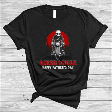 Bikergod Motorcycle Biker Uncle Happy Father's Day T-shirt Design 2D Full Printed Sizes S - 5XL - NARA519