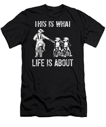 Bikergod Motorcycle This Is What Life Is About T-shirt Design 2D Full Printed Sizes S - 5XL - TLUA13B