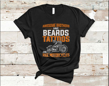 Bikergod Motorcycle Awesome Brothers Ride Motorcycles T-shirt Design 2D Full Printed Sizes S - 5XL - NARA535