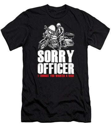 Bikergod Motorcycle Sorry Officer T-shirt Design 2D Full Printed Sizes S - 5XL - NAXA168
