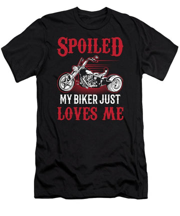 Bikergod Motorcycle My Biker Just Loves Me T-shirt Design 2D Full Printed Sizes S - 5XL - NAXA160