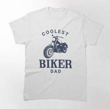 Bikergod Motorcycle Coolest Biker Dad T-shirt Design 2D Full Printed Sizes S - 5XL - NATA526