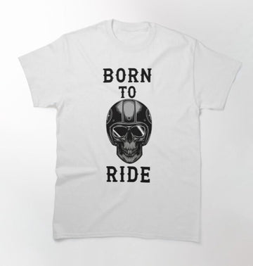 Bikergod Motorcycle Born To Ride T-shirt Design 2D Full Printed Sizes S - 5XL - NAHA425