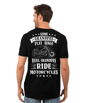 Bikergod Motorcycle Real Grandpas Ride Motorcycles T-shirt Design 2D Full Printed Sizes S - 5XL - NASA12