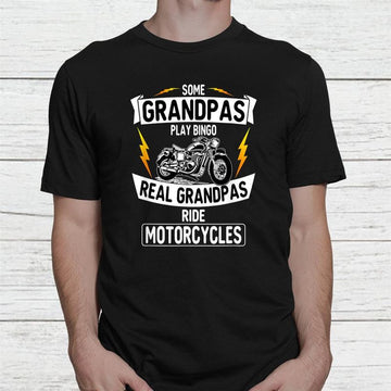 Bikergod Motorcycle Real Grandpas Ride Motorcycles T-shirt Design 2D Full Printed Sizes S - 5XL - NANA311